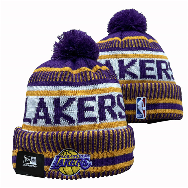 Los Angeles Lakers Knit Hats 0117
